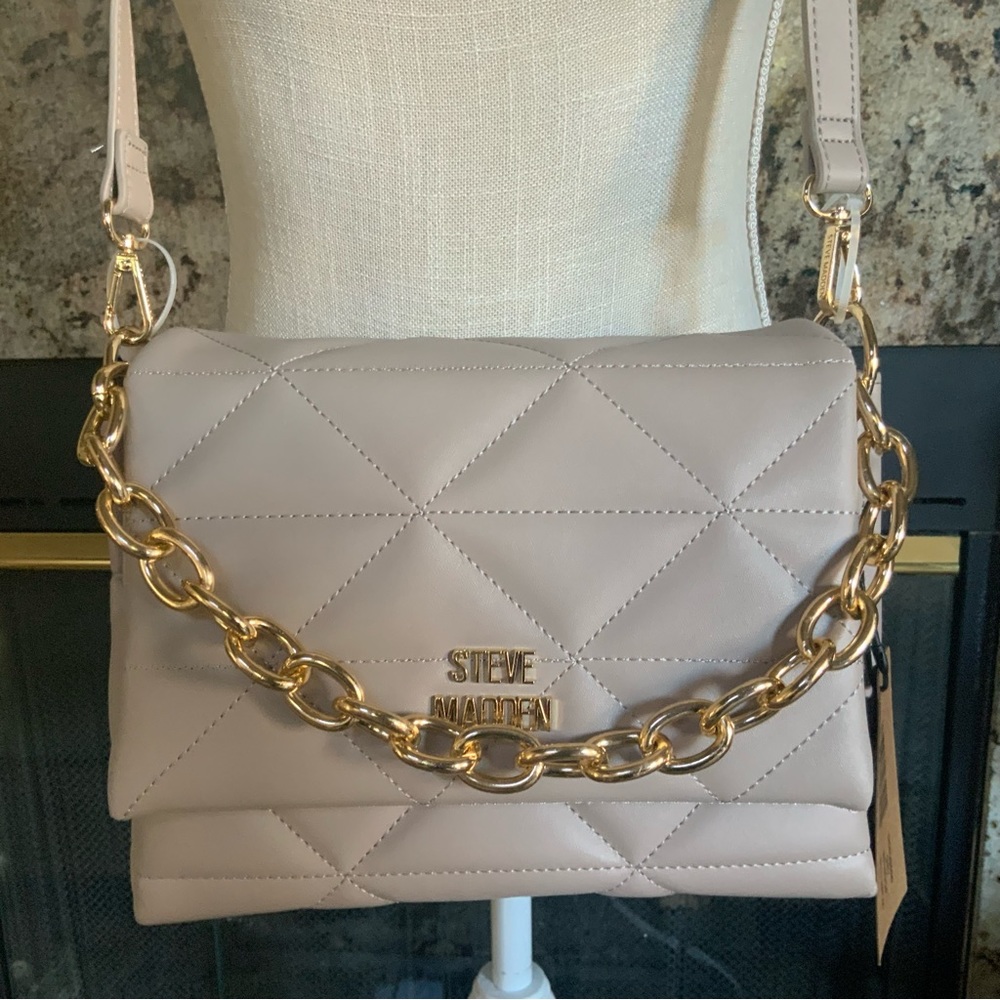 Steve Madden GRY quilted  Crossbody Bag - Picture 9 of 11